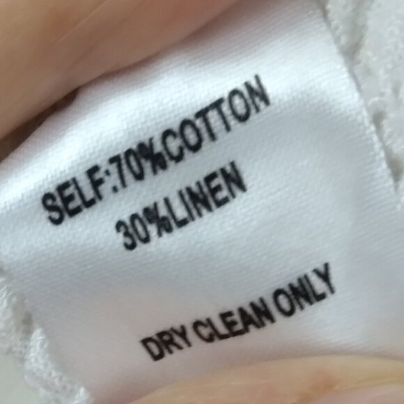 White Ruffled Crop Top - Picture 6 of 8